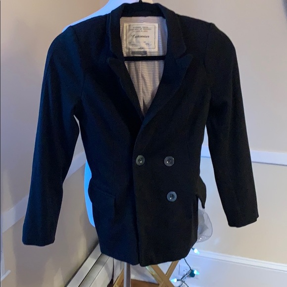 Cartonnier Jackets & Blazers - Anthropologie Cartonnier Black Blazer XS EUC